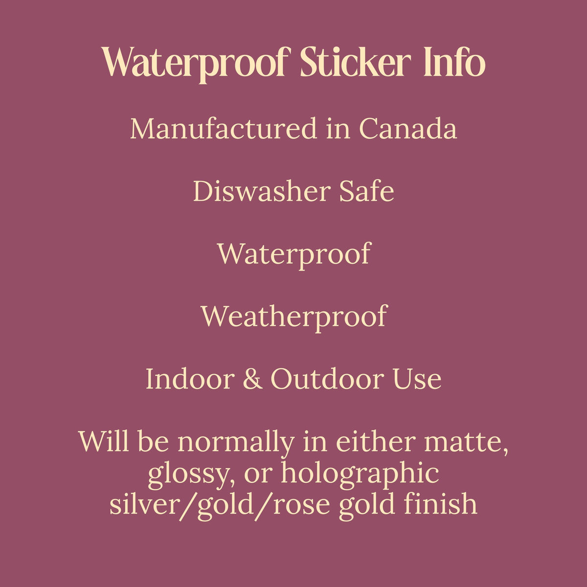 Night Court 5 Sticker Pack | 3” Waterproof, Dishwasher Safe | ACOTAR, Romantasy Gift