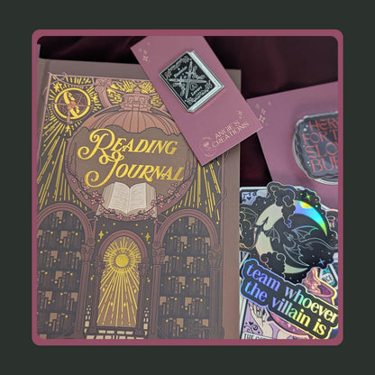 Romantasy Gift Set, Villain Box Enemies-to-Lovers Reader Kit, Pin
