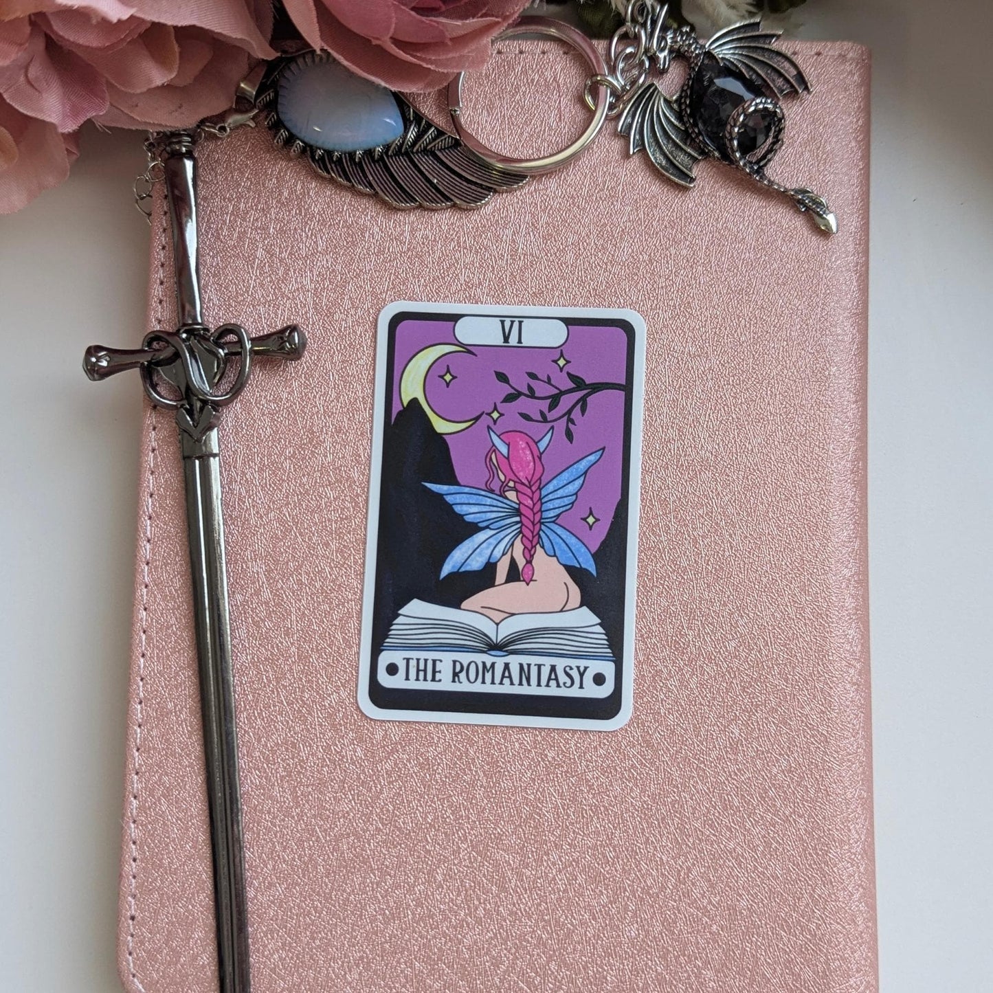 The Romantasy Tarot Card Sticker