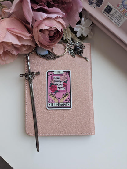 Kindle Decal, Tarot Card 3" Waterproof Matte Sticker Ereader Gift