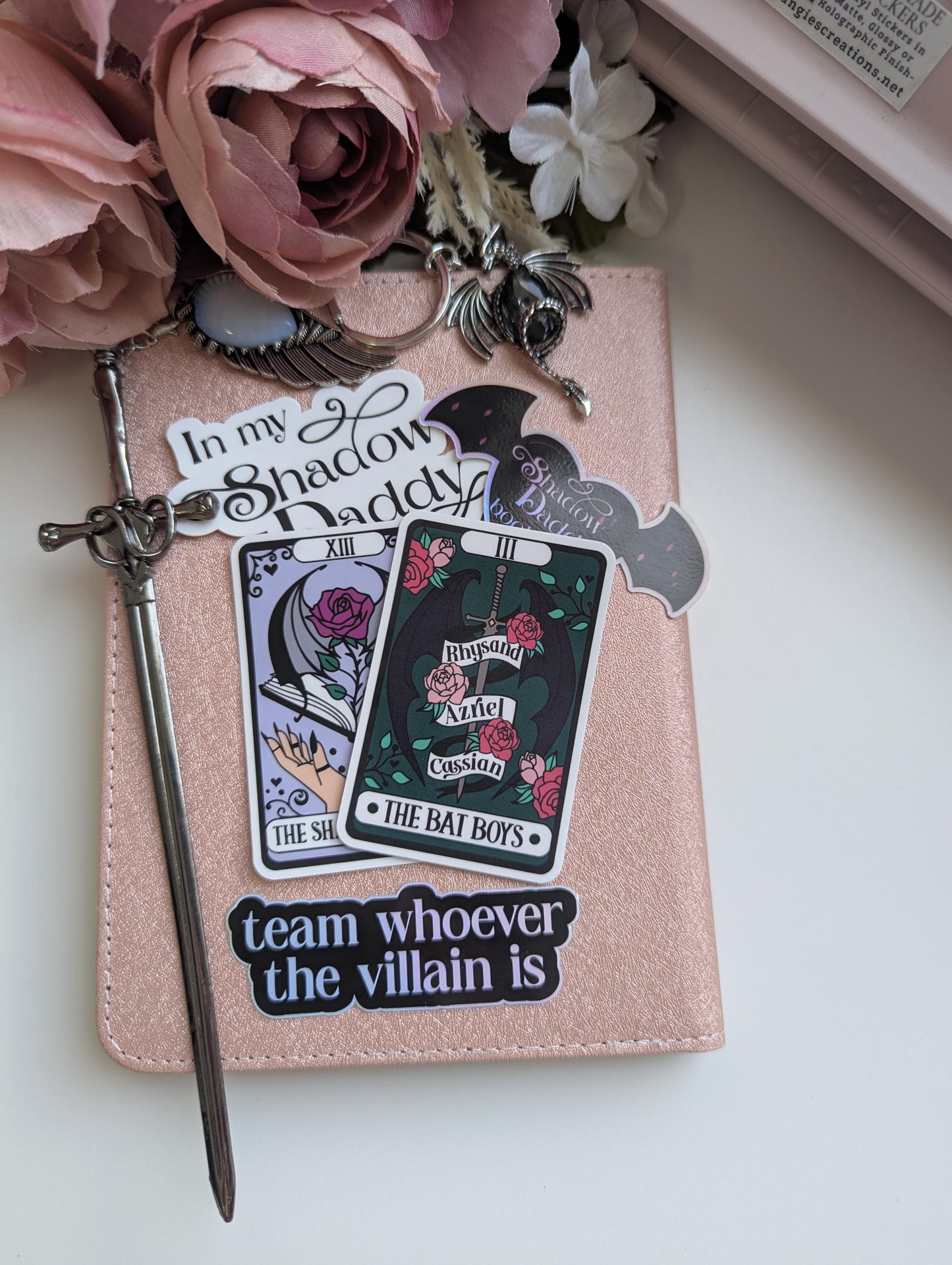 ACOTAR Tarot Sticker The Bat Boys 3" Waterproof Nite Court Decal