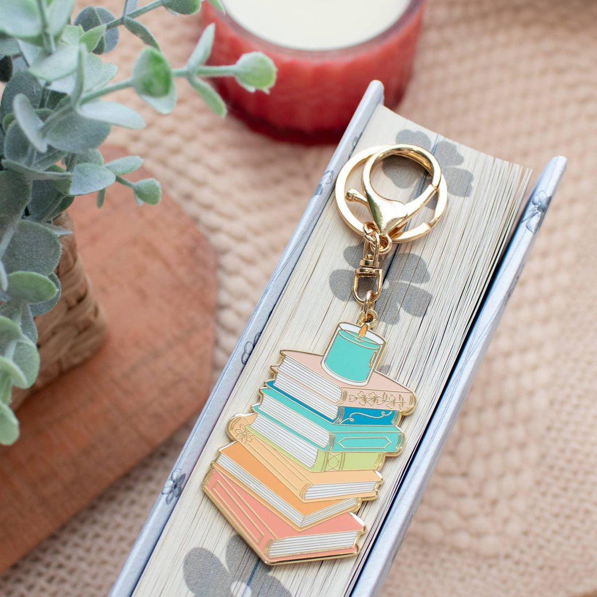 Just One More Chapter Kindle Grip & Sticker Bundle | Phone or E-Reader Handle Reader Gift
