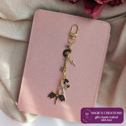 Dragon Rider Charm Keychain & Dust Plug Bundle
