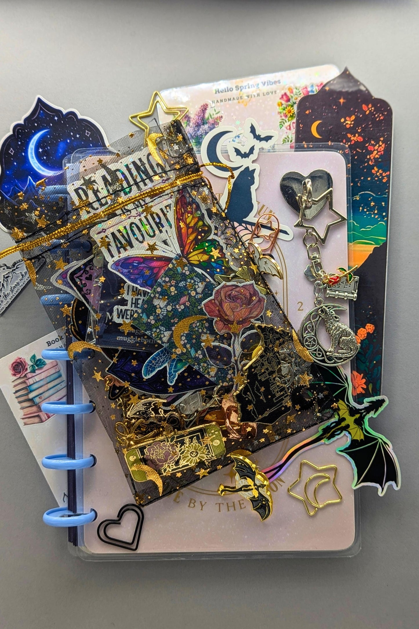 Mystery Enamel Pin Bundle, Mini Bookish Set: 1-2 Pins, Stickers!!