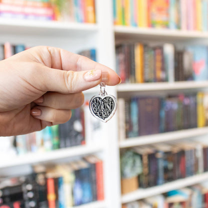 In my Bookish Era Heart Kindle Acrylic Grip & Matching Dust Plug Bundle | Phone or E-Reader Handle Reader Gift