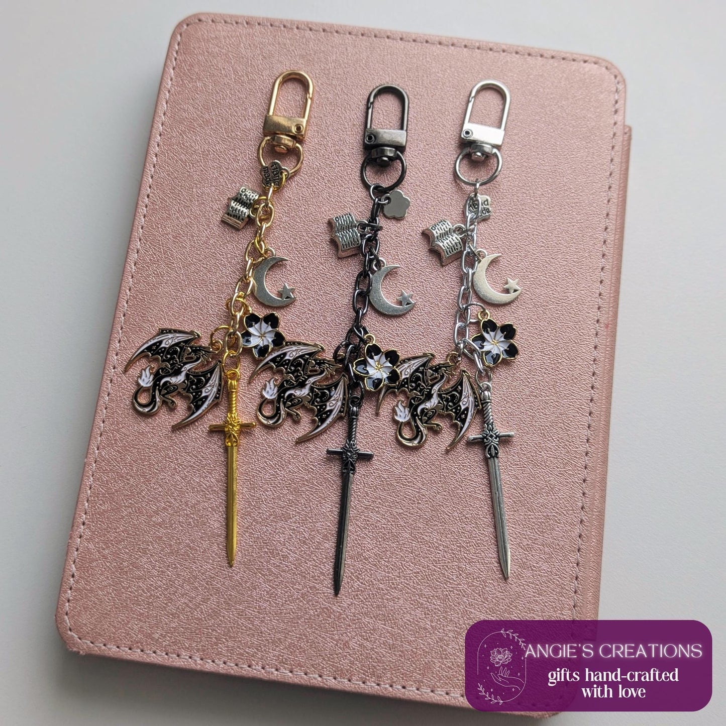 Kindle Adhesive Charm, Custom Heart Or Star Metal Reader Tag Minis