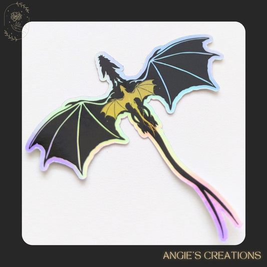 Andarna & Tairn Dragon Duo Holographic Sticker