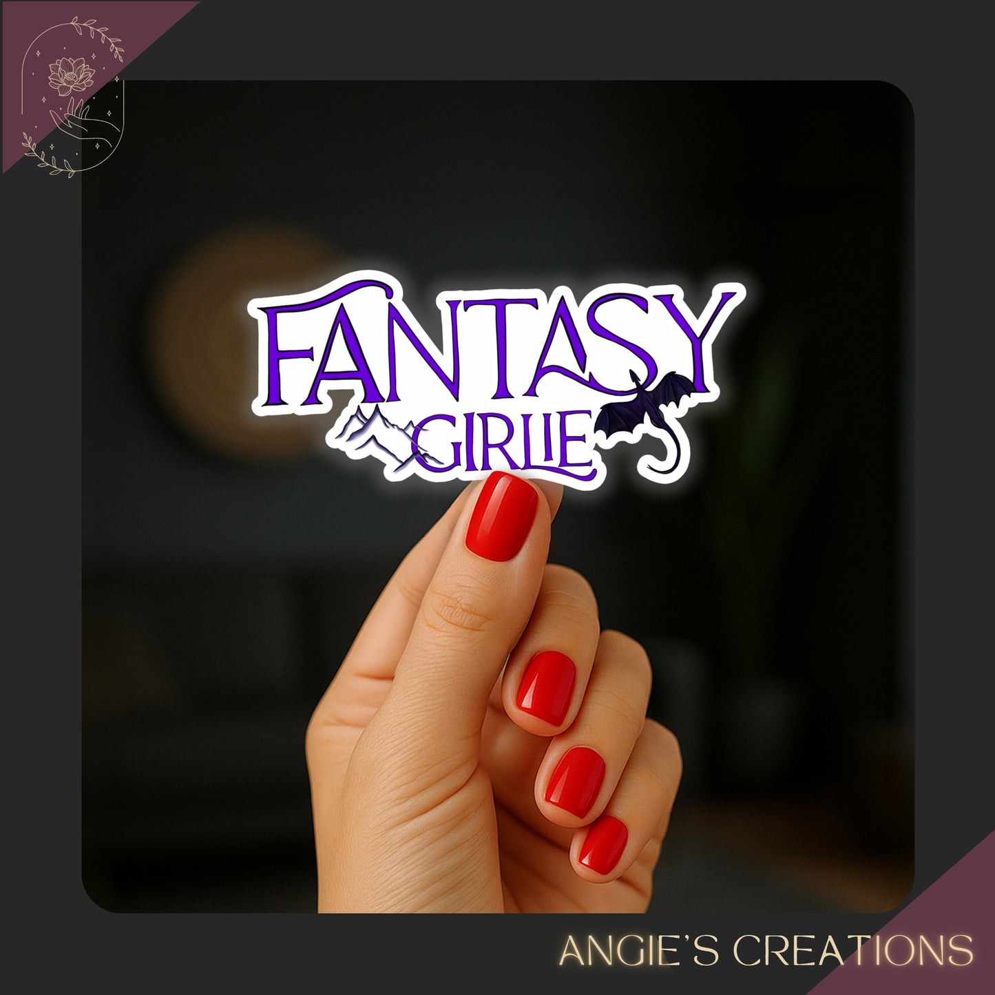 Fantasy Girlie Vinyl Sticker