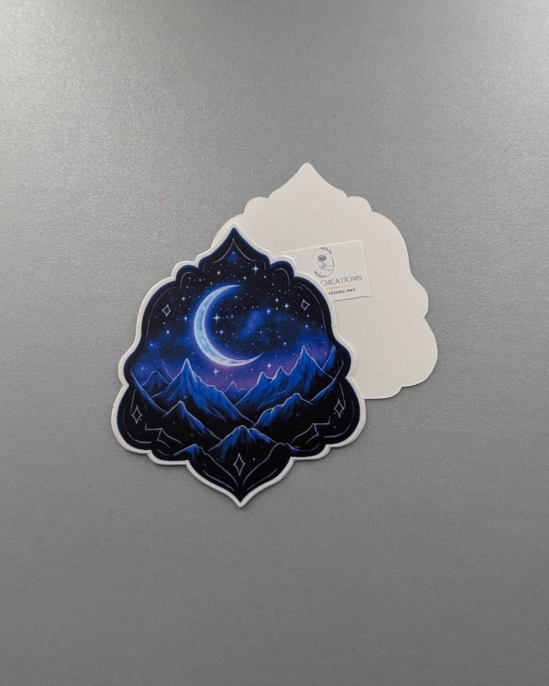 Night Court Mythical Mountains Sticker or Magnet | Waterproof Smooth Matte, ACOTAR Inspired, Booktube Bookish Gift