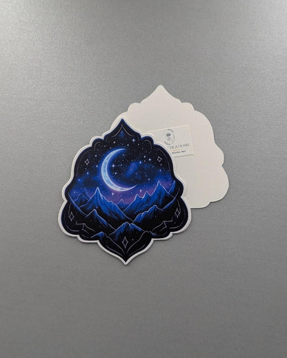 Night Court Mythical Mountains Sticker or Magnet | Waterproof Smooth Matte, ACOTAR Inspired, Booktube Bookish Gift