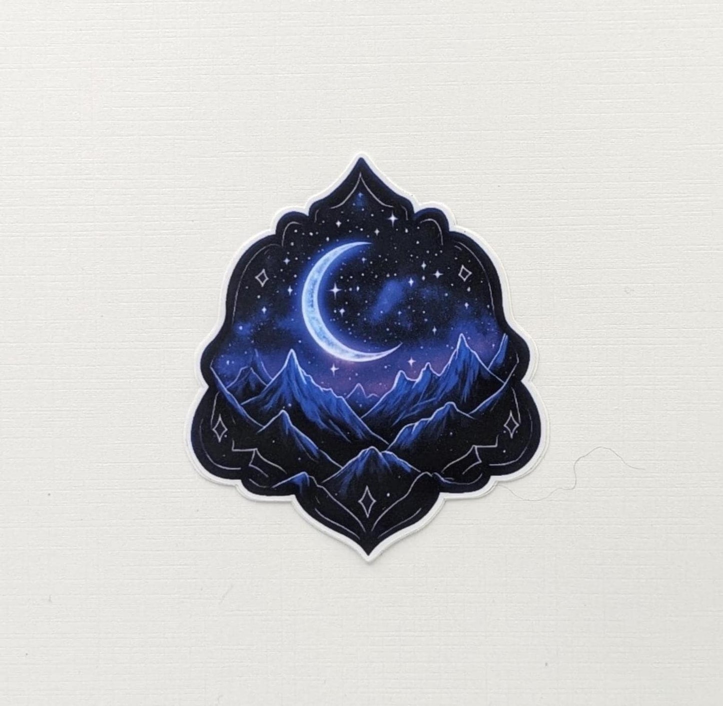 Night Court Mythical Mountains Sticker or Magnet | Waterproof Smooth Matte, ACOTAR Inspired, Booktube Bookish Gift