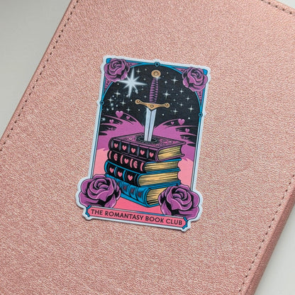 Tarot Card The Romantasy Book Club Sticker | 3" Waterproof Smooth Matte | Bookstagram, Booktok, BookTube Gift