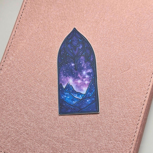 Wraith Dark Night Court Window Waterproof Sticker | ACOTAR Inspired, 3" Smooth Matte, Booktok, Bookish Gift