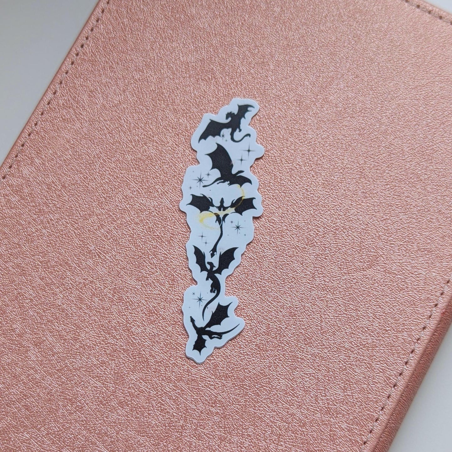 Tairn and Andarna Dragon Sticker, Fourth Wing 3" Waterproof Dishwasher Safe Smooth Matte Decals