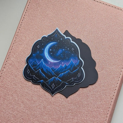 Night Court Mythical Mountains Sticker or Magnet | Waterproof Smooth Matte, ACOTAR Inspired, Booktube Bookish Gift