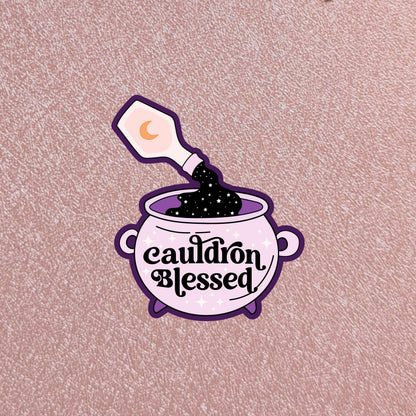 Caldron Blessed ACOTAR Sticker, 3" Waterproof Dishwasher Safe
