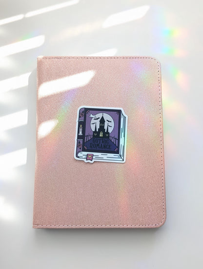 Gothic Romance Stickers Duo Set | 3" Waterproof, Dishwasher Safe, Bookish Decals