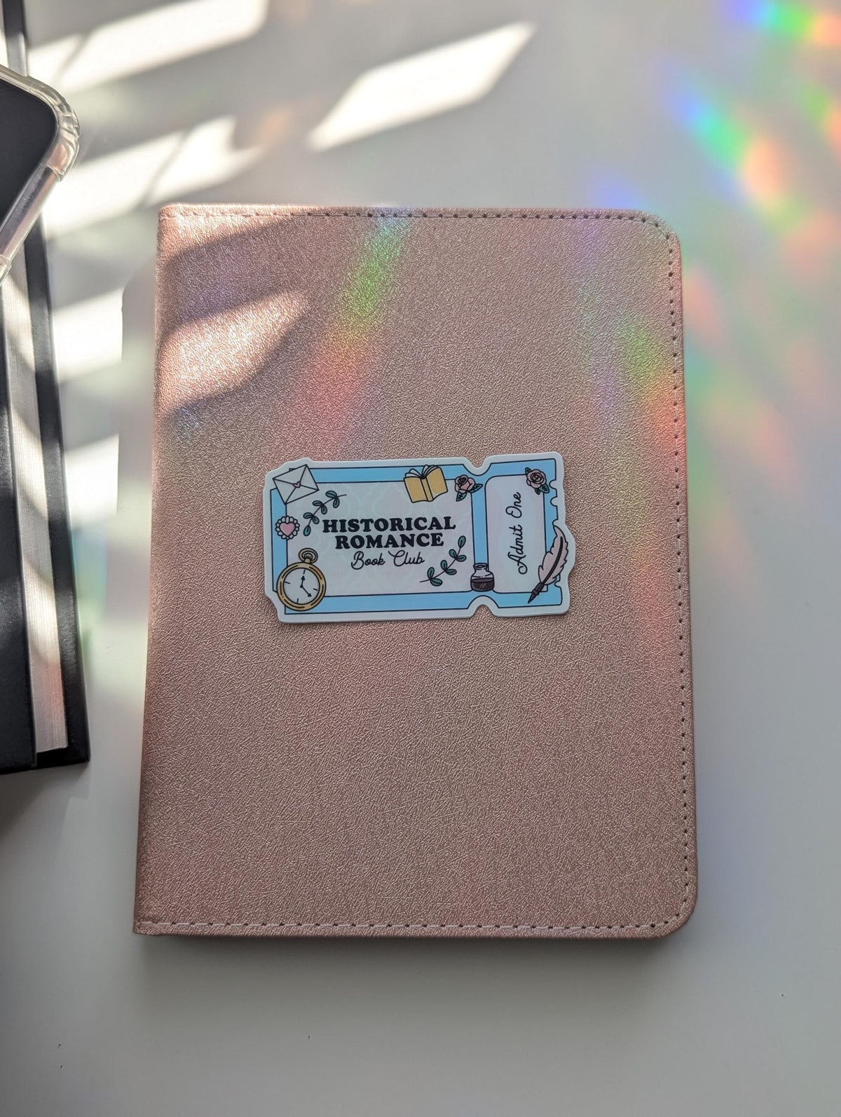 Historical Romance Book Lover 5 Sticker Pack | Waterproof, Dishwasher Safe