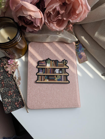 The TBR and Bookshelf Waterproof Stickers | 3” Dishwasher Safe, Smooth Matte Decal