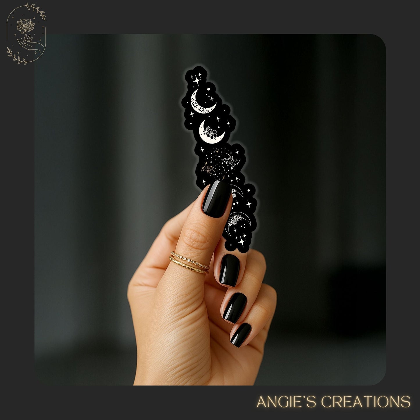 A calming moon phases design with soft lunar details, ideal for cozy bookish planners, reading journals, and dreamy night sky lovers. Celestial moon phases design inspired by dragons and fourth wing.