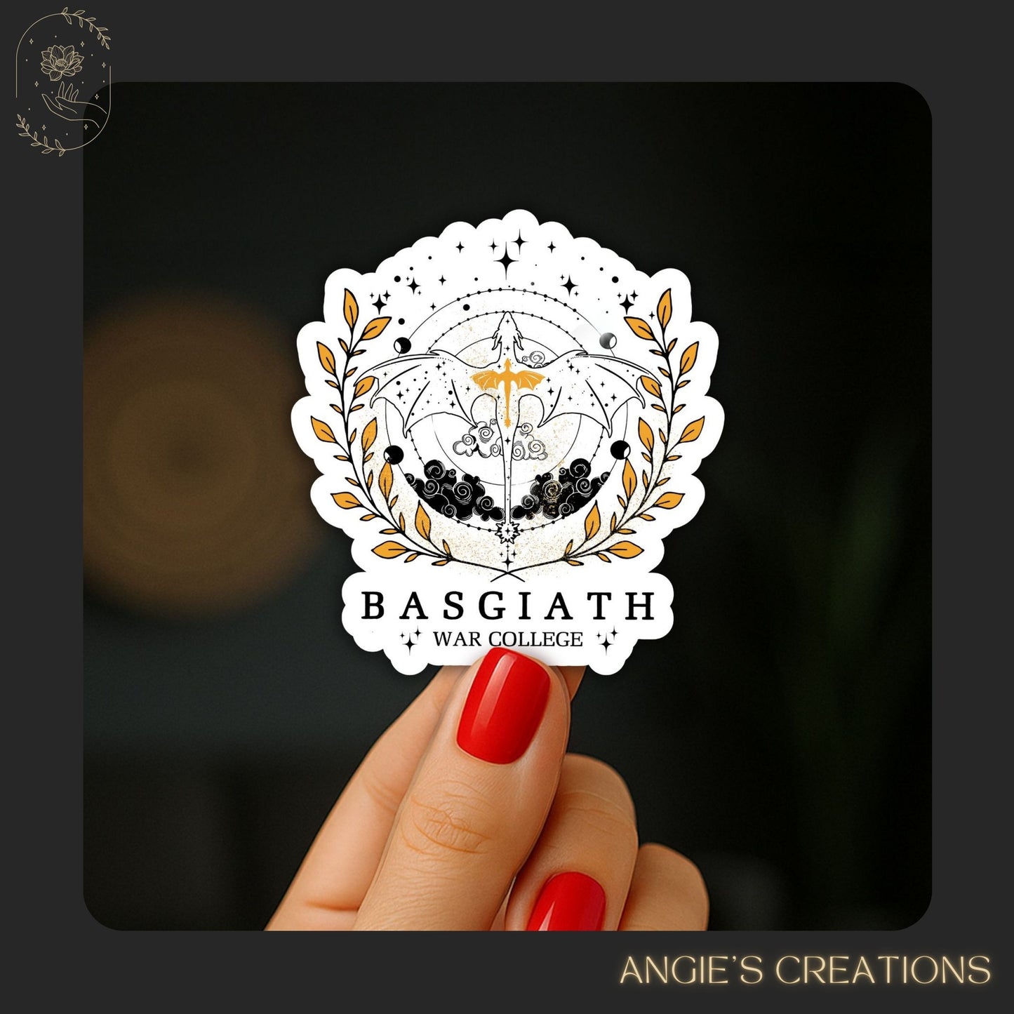 Basgiath War College Vinyl Sticker or Magnet