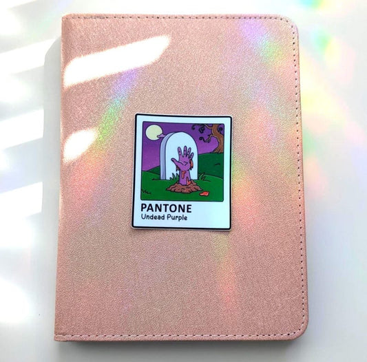 Autocollant Pantone Undead Purple | 2,5 po Imperméable
