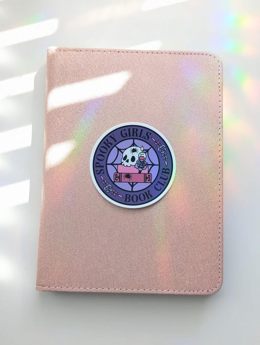 Autocollant "Spooky Girls Book Club" | 6,35 cm, imperméable