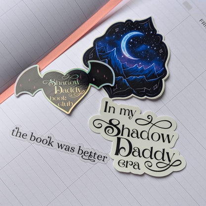 Celestial Mountain Moon Waterproof Sticker or Magnet
